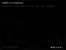 Tablet Screenshot of harryjameshanson.com